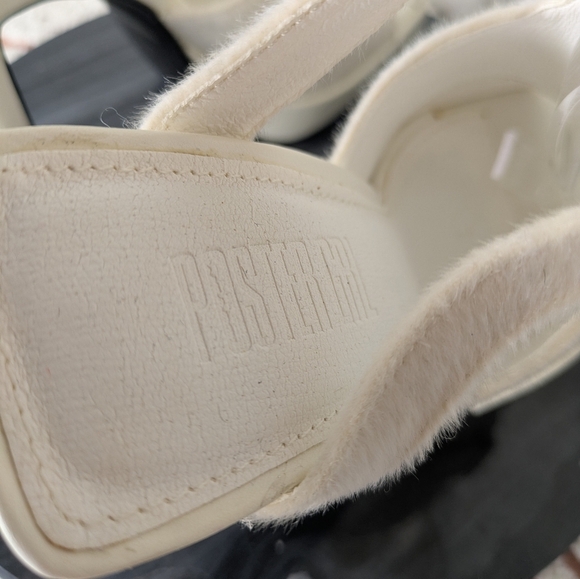 Poster Girl Mule Strappy Square Toe Heels Size 6 - Picture 9 of 17